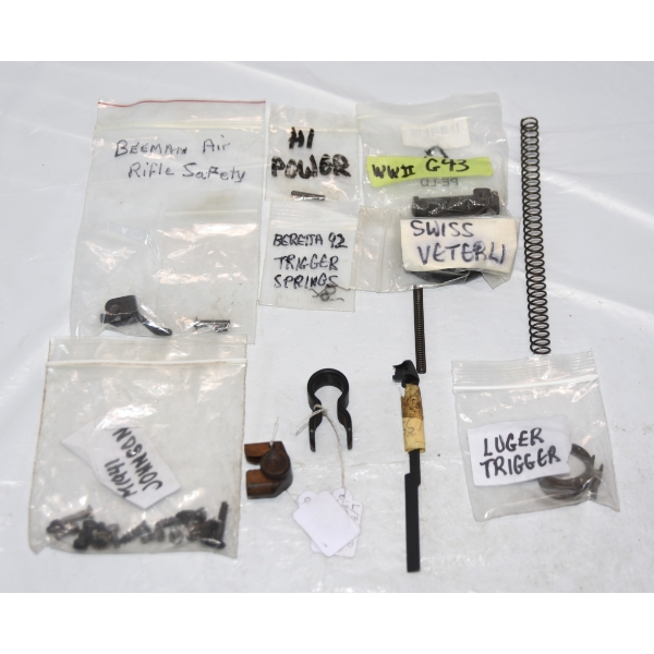Box Lot Assorted Firearm Parts - See Description List