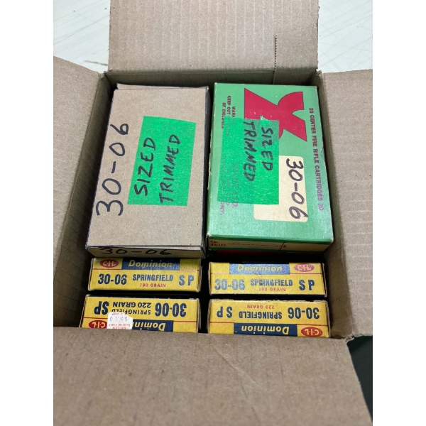 4.5kg Box of Assorted Brand 30-06 Unprimed Brass
