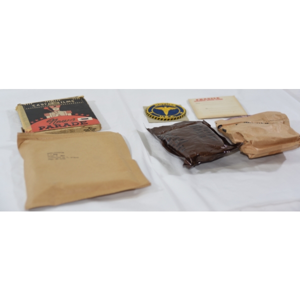 Box Lot Military Accessory Packets & Military Accessories 
