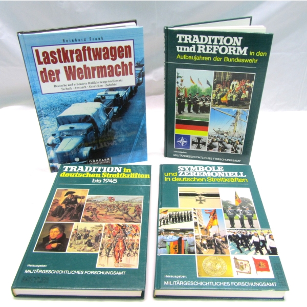 Box Lot 4 German Military Books (written in German)