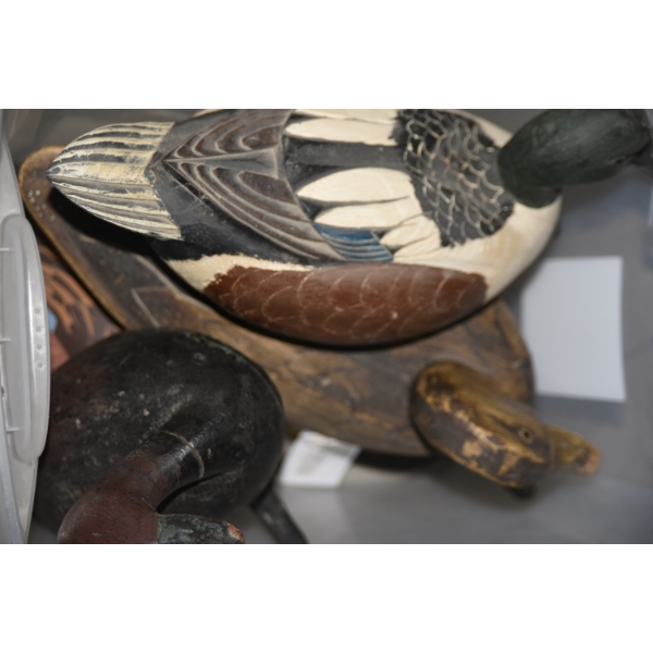 10 Antique Duck Decoys 