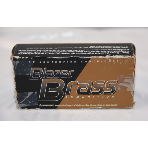 50 Rounds Blazer 40 S&W 180gr. FMJ Ammunition