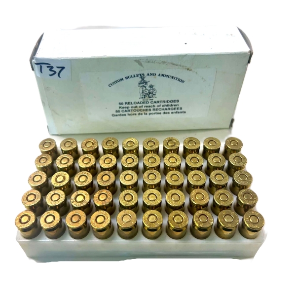50 Rounds 45 A.C.P. 200gr lead F.P. Bullet Reloaded Ammunition