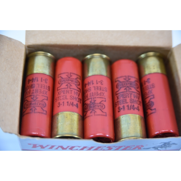 25 Rounds Winchester Waterfowl 12 Gauge 3" 4 Shot Ammunition