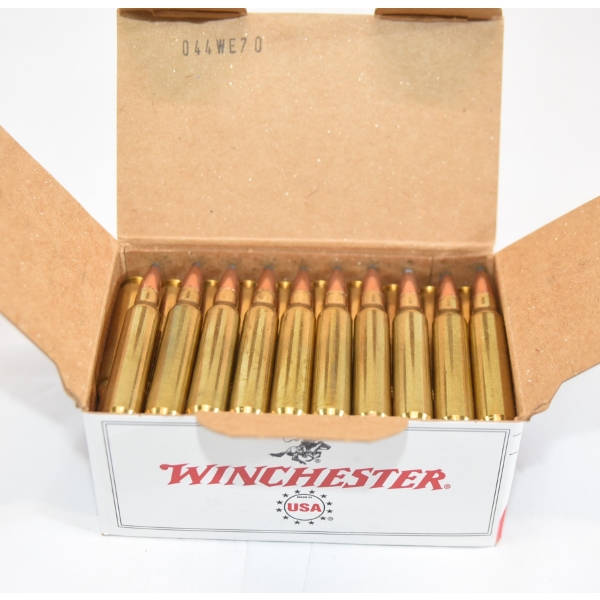 50 Rounds Winchester USA .223 Rem Caliber 55 Gr. Pointed Soft Point Ammunition