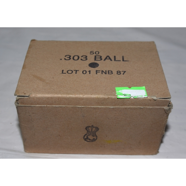 50 Rounds  FNB .303  Ball Ammunition 
