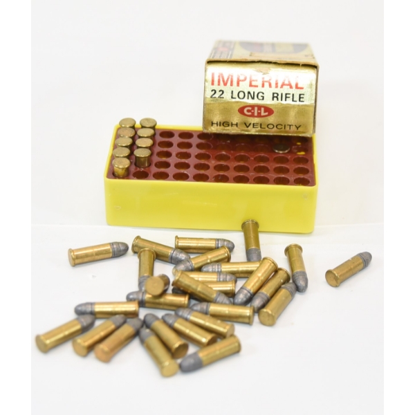 37 Rounds Assorted Brands .22 Caliber Ammunition