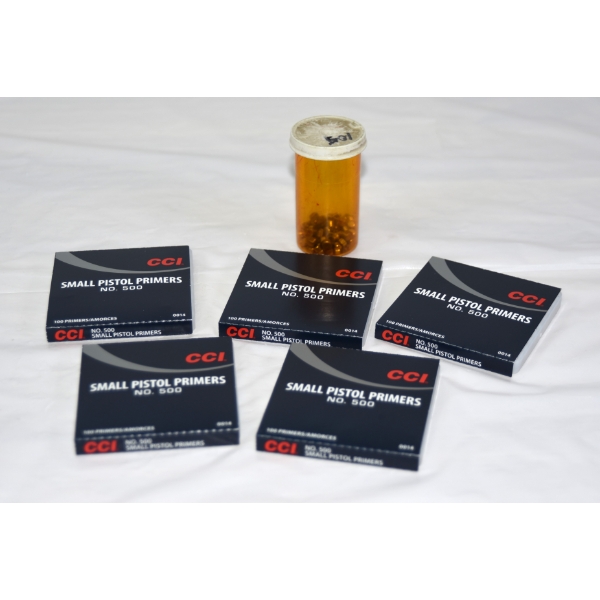 600 Pieces Assorted Brands Small Pistol Primers