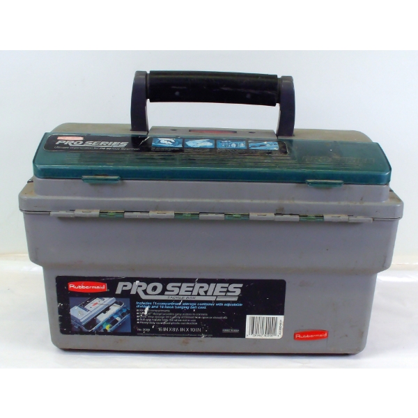 Rubbermaid Pro Series Tackle Box W/ Misc. Tackle