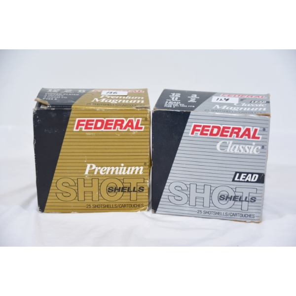 41 Rounds Assorted Federal 12 Gauge 3" Ammunition 