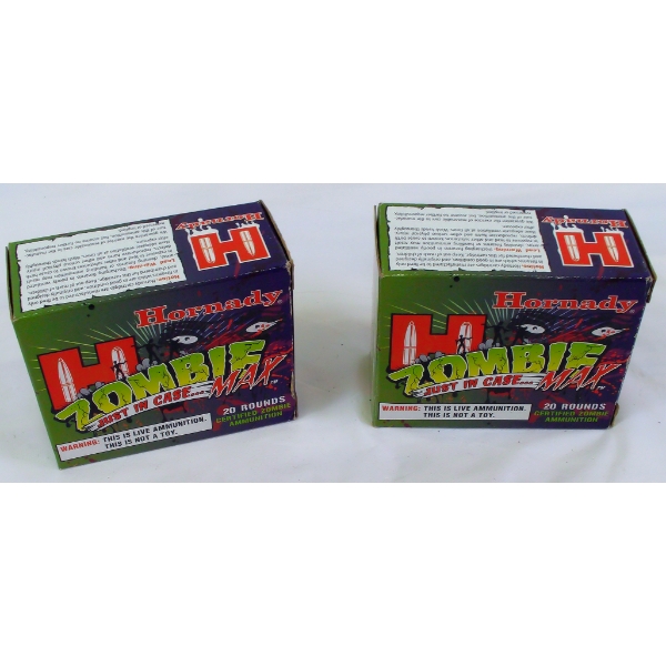 40 Rounds Hornady Zombie Max .45 Auto 185gr Ammunition 