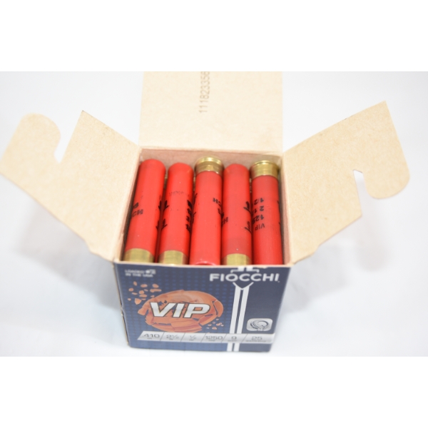 25 Rounds Fiocchi VIP .410 Gauge 2-1/2" 1/2oz 9 Shot Ammunition