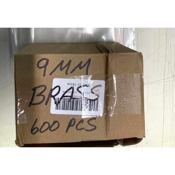 2.4 KG Box Of 9mm Shot Brass For Reloading