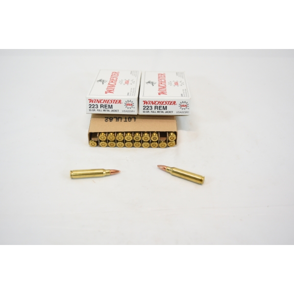 40 Rounds Winchester 223 Rem Ammunition