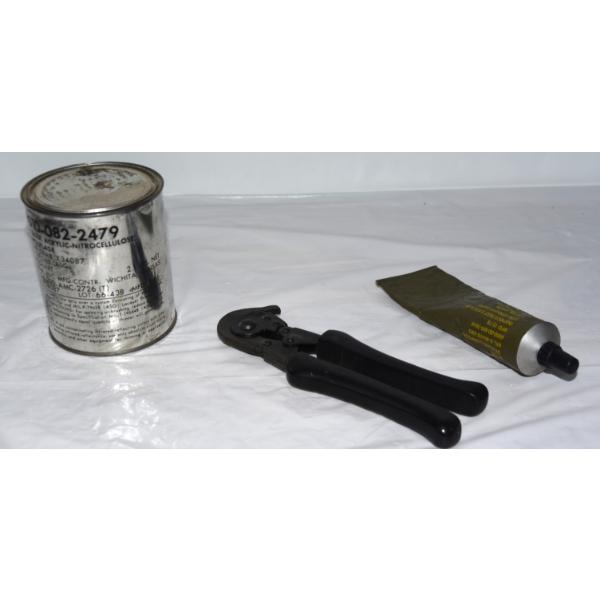 Box Lot Military Supplies 