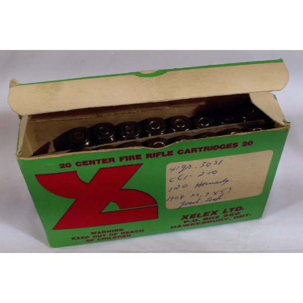 16 Rounds 7x 57 Mauser 120gr H.P. Reloaded Ammunition