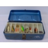 Image 2 : Vintage Old Pal Tackle Box W/ Lures, Hooks & More...