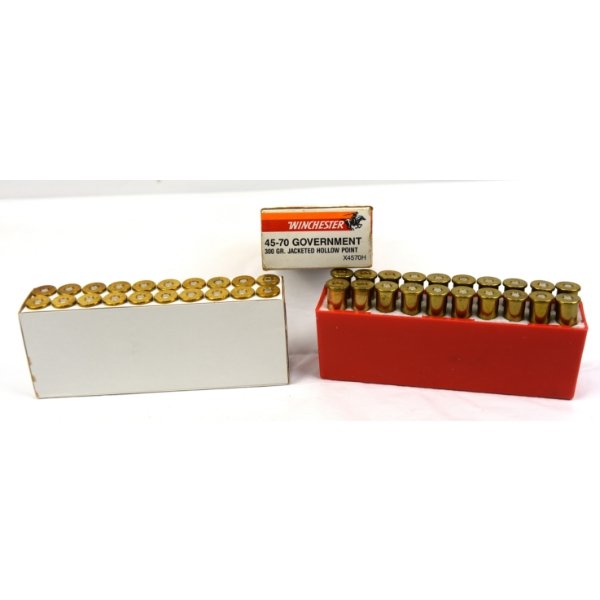 40 Rounds Winchester Super-X 45-70 GOVT 300gr JHP Ammunition 