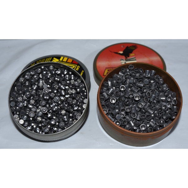 1- Tin (500) Eagle Gold .177 Match English Pellets & 1- Tin (500) Ruko .177 Match Pellets