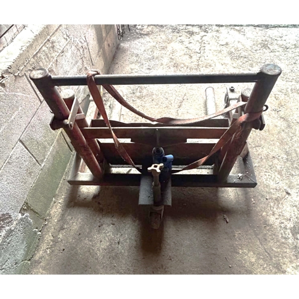 Hein-Werner Heavy-Duty Tractor / Truck Wheel & Tire Dolly with Bottle Jack Lift