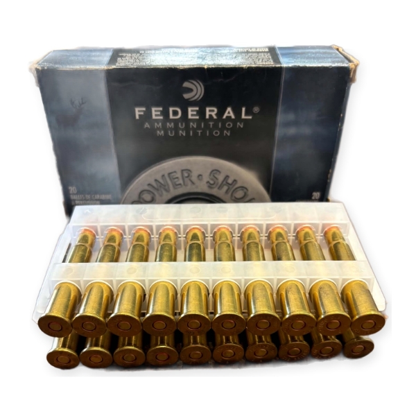 20 Rounds Federal Power- Shok 303 British 180 Grain  Ammunition 