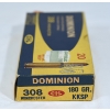 Image 5 : 20 Rounds Dominion 308 Winchester 180gr. KKSP Ammunition