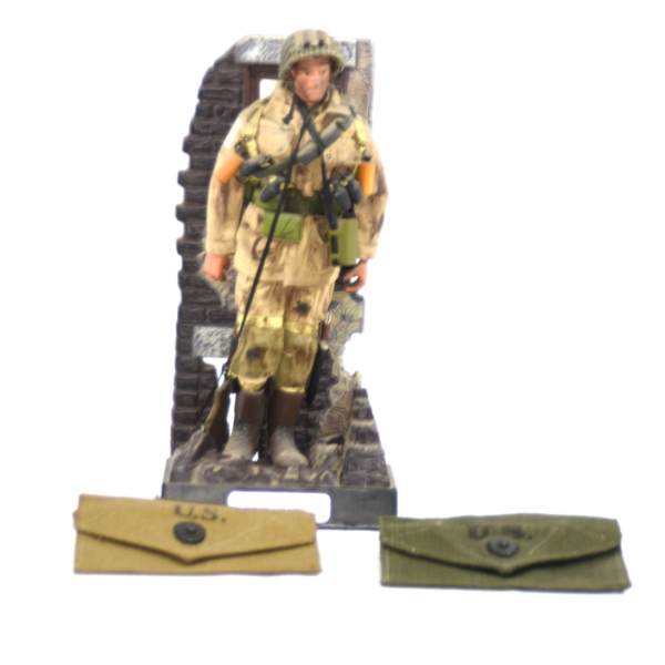 Box Lot Airborne Pathfinder Action Figure & 2 First Aid Pouches  