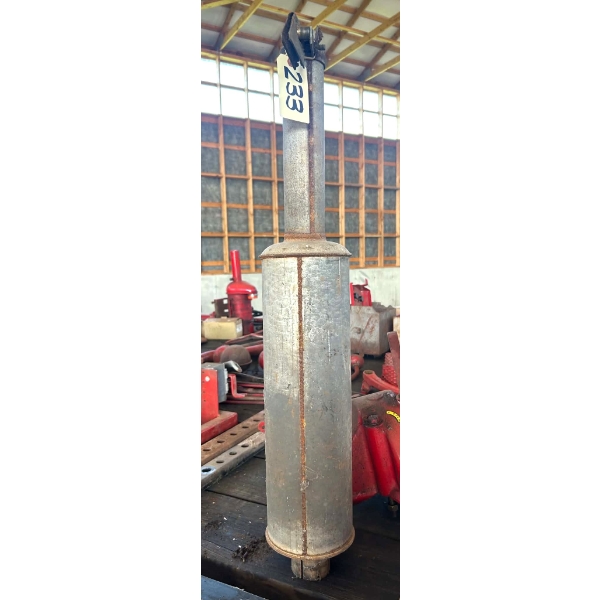 Upright Tractor Exhaust Muffler with Mounting Bracket