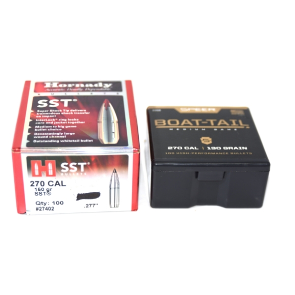 100 Hornady Bullets & 100 Speer Bullets 