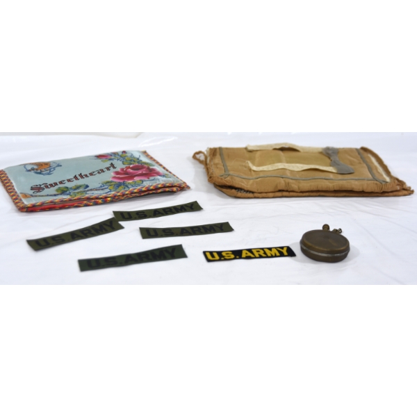 Box Lot  Souvenir & Oil Canisters