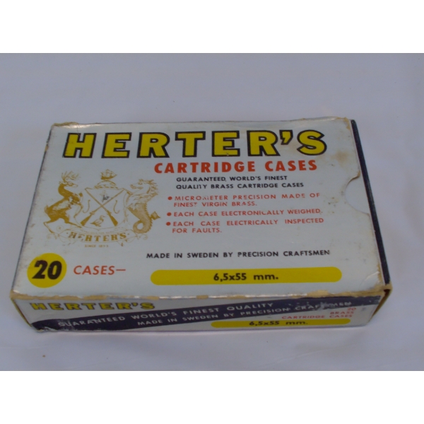 14 Rounds Herter's 6.5 x 55mm Ammunition