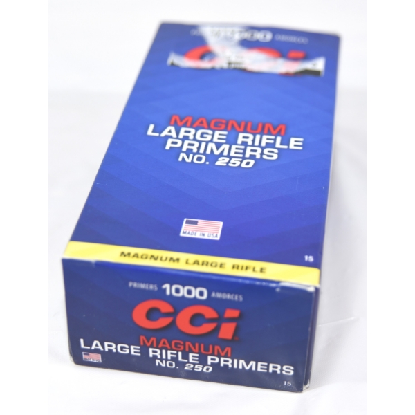 1000 Pieces CCI Magnum Large Rifle Primers N0.250