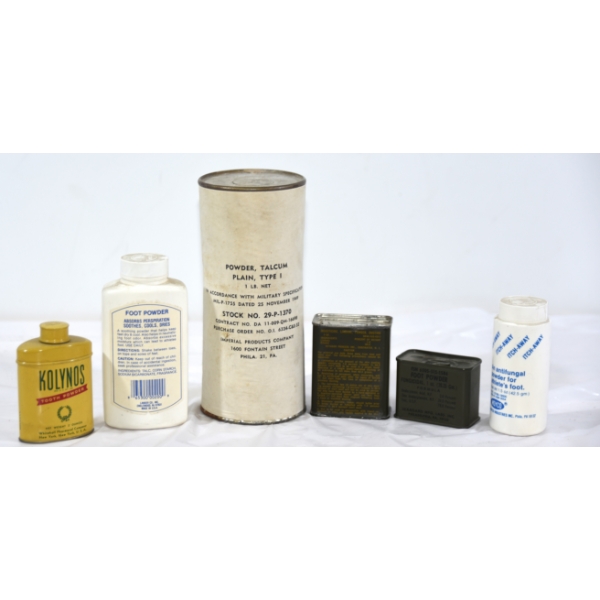 3 Foot Powders - 1.Tooth Powder - 1. Powder Talcum - 1 Lindane Powder