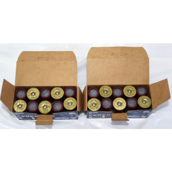 20 Rounds Federal 12 Gauge 1 3/4 1145 FPS 15/16 oz. 8 Shot Ammunition