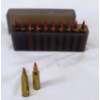 Image 2 : 20 Rounds Winchester .22-250 Remington Ammunition in Plastic Storage Box	