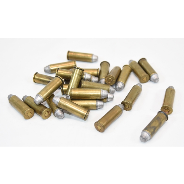 25 Rounds Assorted Brands .44 Rem Mag Caliber SWC Lead Reloaded Ammunition
