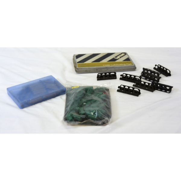 Box Lot - 8 Striper Clips- Case Lubricating Pad- Hornady Sabots - 20 Pieces Shot Brass