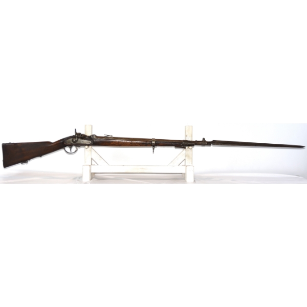Mathias Trap Door Single Shot 0.577" Caliber Rifle With Bayonet