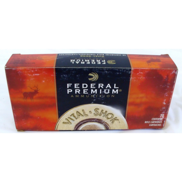 20 Rounds Federal Premium Vital Shok 300 WBY MAG 180gr Ammunition 