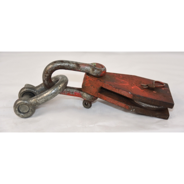 Heavy Duty Red Snatch Block Pulley 