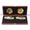 Image 1 : 2 Canadian Wildlife Knives In A Wooden Display Case