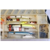 Image 4 : Old Pal Blue Tackle Box With Accessories 