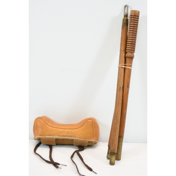 Leather Gun Rest & Cleaning Rod
