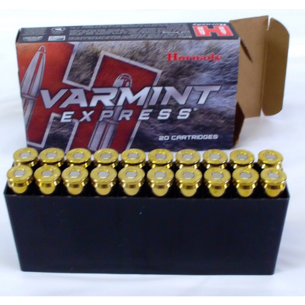 20 Rounds Hornady 22-250 Varmint Express 55gr V-Max Ammunition 