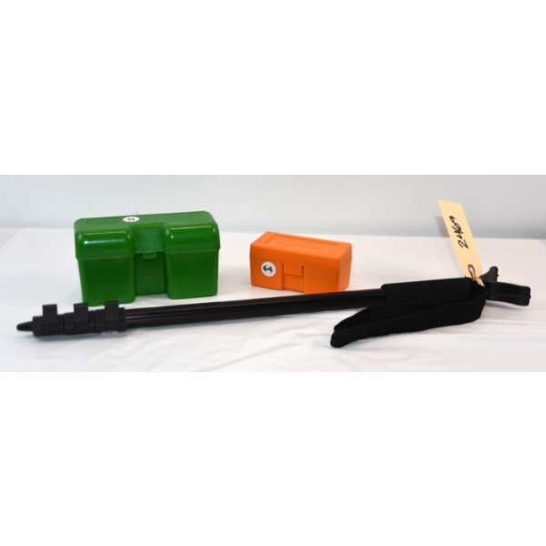 Box Lot Gun Rest & Reloading Scale 