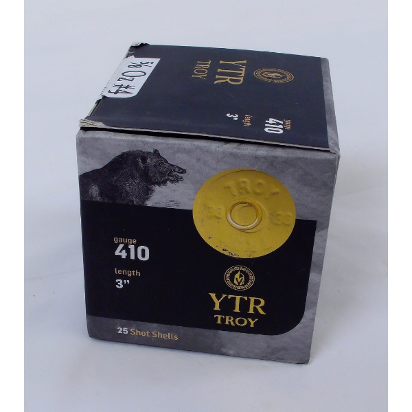 25 Rounds YTR Troy 410 Gauge 3" Ammunition