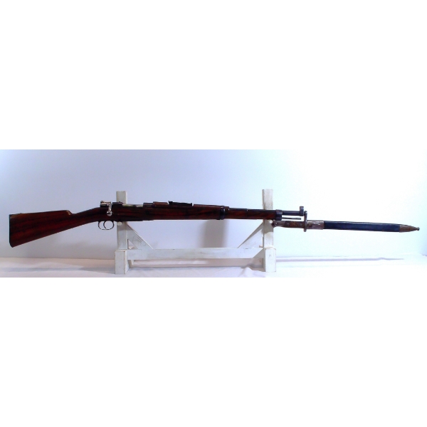 Mauser 1916 Spanish Bolt Action 7.62 MM NATO Caliber Short Rifle With Bayonet