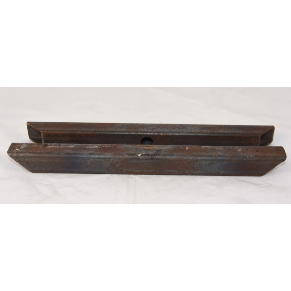 2 Raw Steel Industrial Metal Bars  