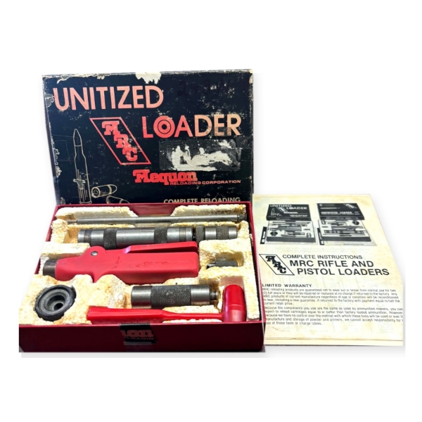 Vintage MRC Mequon Unitized Loader Hand Reloading Kit  with Box & Instructions