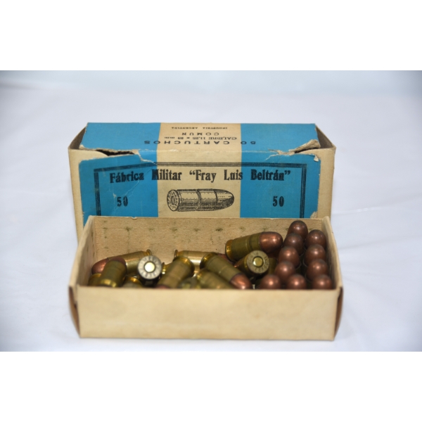 29 Rounds Fabrica Militar 11.25 x 23 Ammunition 